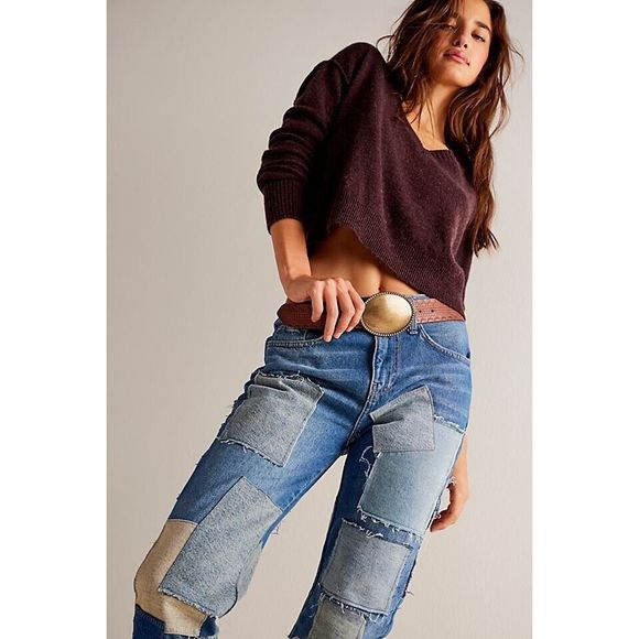 Free People We The Free Bare With Me Jeans - Picture 2 of 8